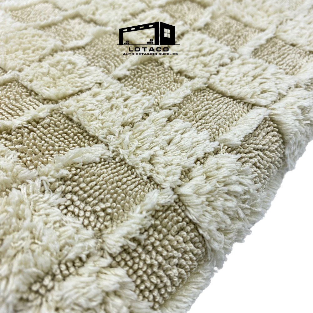 Khăn lau khô ô tô cao cấp HYBRID ( kết hợp 02 kiểu dệt vải) 840,1000 GSM size lớn LOTACO | BigBuy360 - bigbuy360.vn