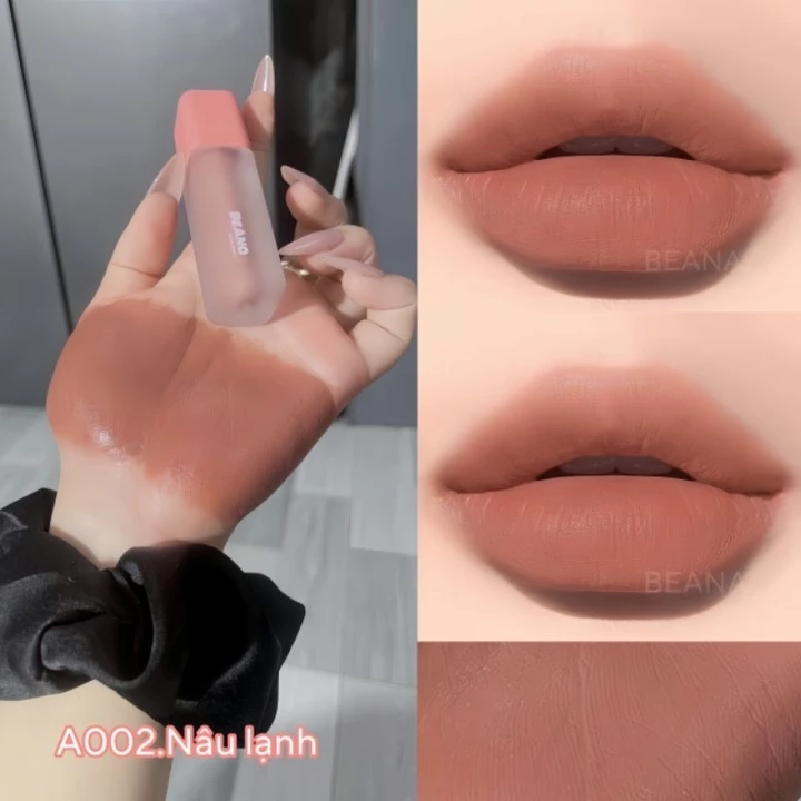 Son BeAna son hồng nude, son màu hồng son tone hồng, son hồng cam nude son hồng đào, son beana chính hãng mềm môi