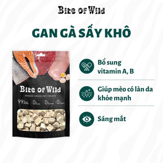 Thịt Sấy Khô Cho Mèo Bite of Wild Túi 40g Nhiều Vị Dành Cho Mèo Mọi Lứa Tuổi Không Chất Bảo Quản Pet Kool