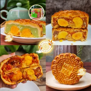 Bánh nướng nhiều vị tùy chọn - Bánh trung thu truyền thống 2 trứng 200gr Tân Dân Lợi