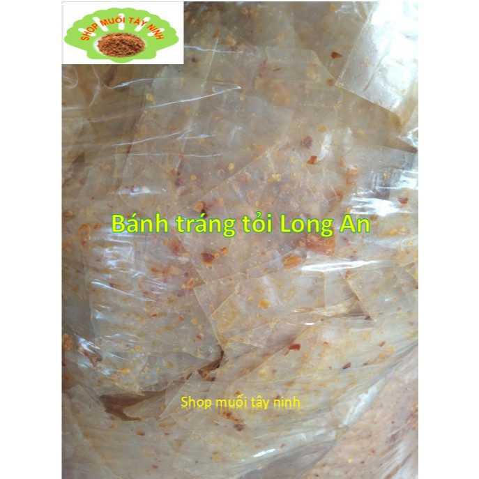 Bánh tráng trộn muối tỏi phi đặc sản Long An