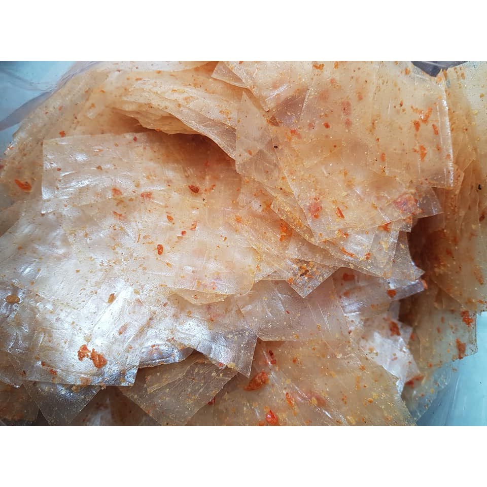 Bánh tráng trộn muối tỏi phi đặc sản Long An