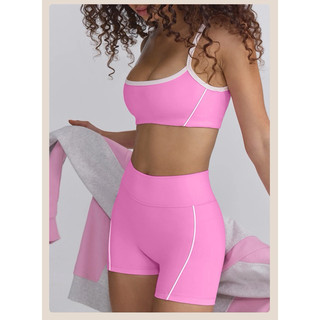 Bộ Đồ Thể Thao Tập Gym, Yoga Nữ 2 Dây Chất Thun Poly Co Giãn Thấm Hút Tốt TÁCH LẺ BÁN (mã lb014)