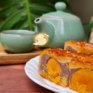 Bánh nướng nhiều vị tùy chọn -  Bánh trung thu truyền thống 2 trứng 200gr Tân Dân Lợi