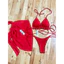 Bikini 2 mảnh bikini 3 mảnh đỏ áo tắm đồ bơi tam giác đỏ( sẵn hàng - hình shop chụp)
