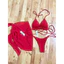 Bikini 2 mảnh bikini 3 mảnh đỏ áo tắm đồ bơi tam giác đỏ( sẵn hàng - hình shop chụp)