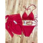 Bikini 2 mảnh bikini 3 mảnh đỏ áo tắm đồ bơi tam giác đỏ( sẵn hàng - hình shop chụp)