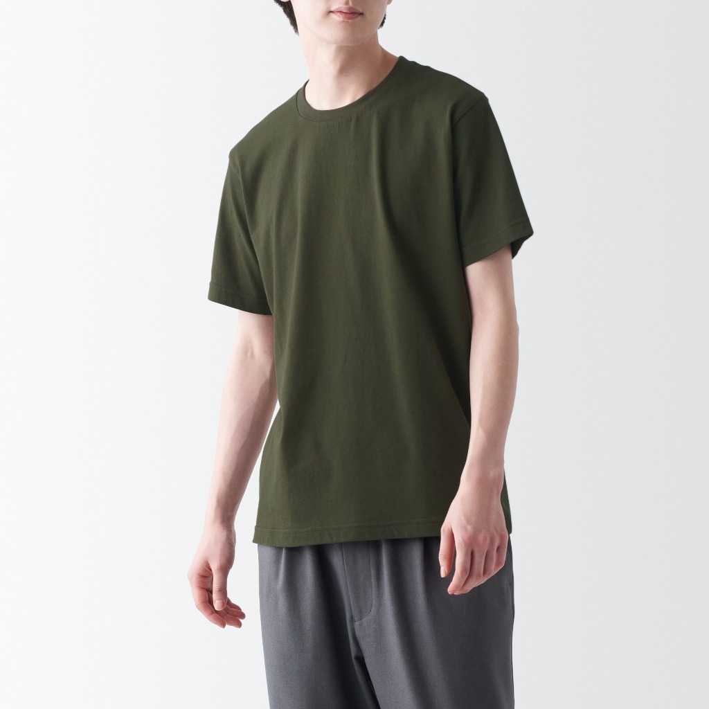 Ảnh Áo Thun Jersey Cổ Tròn Tay Ngắn MUJI 4