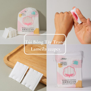 BÔNG TẨY TRANG 222 MIẾNG LMLTOP -  (MUA 3 TÚI BTT TẶNG 1 BỊCH KHĂN BÔNG LAU MẶT)