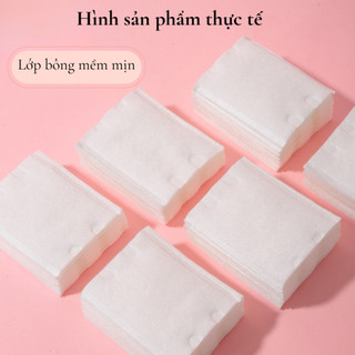 BÔNG TẨY TRANG 222 MIẾNG LMLTOP -  (MUA 3 TÚI BTT TẶNG 1 BỊCH KHĂN BÔNG LAU MẶT)