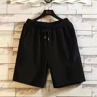 Quần đùi nam vải gió mát co giãn nhẹ mát thể thao hình quần đùi trơn - cường an fashion