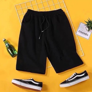 Quần đùi nam vải gió mát co giãn nhẹ mát thể thao hình quần đùi trơn - cường an fashion