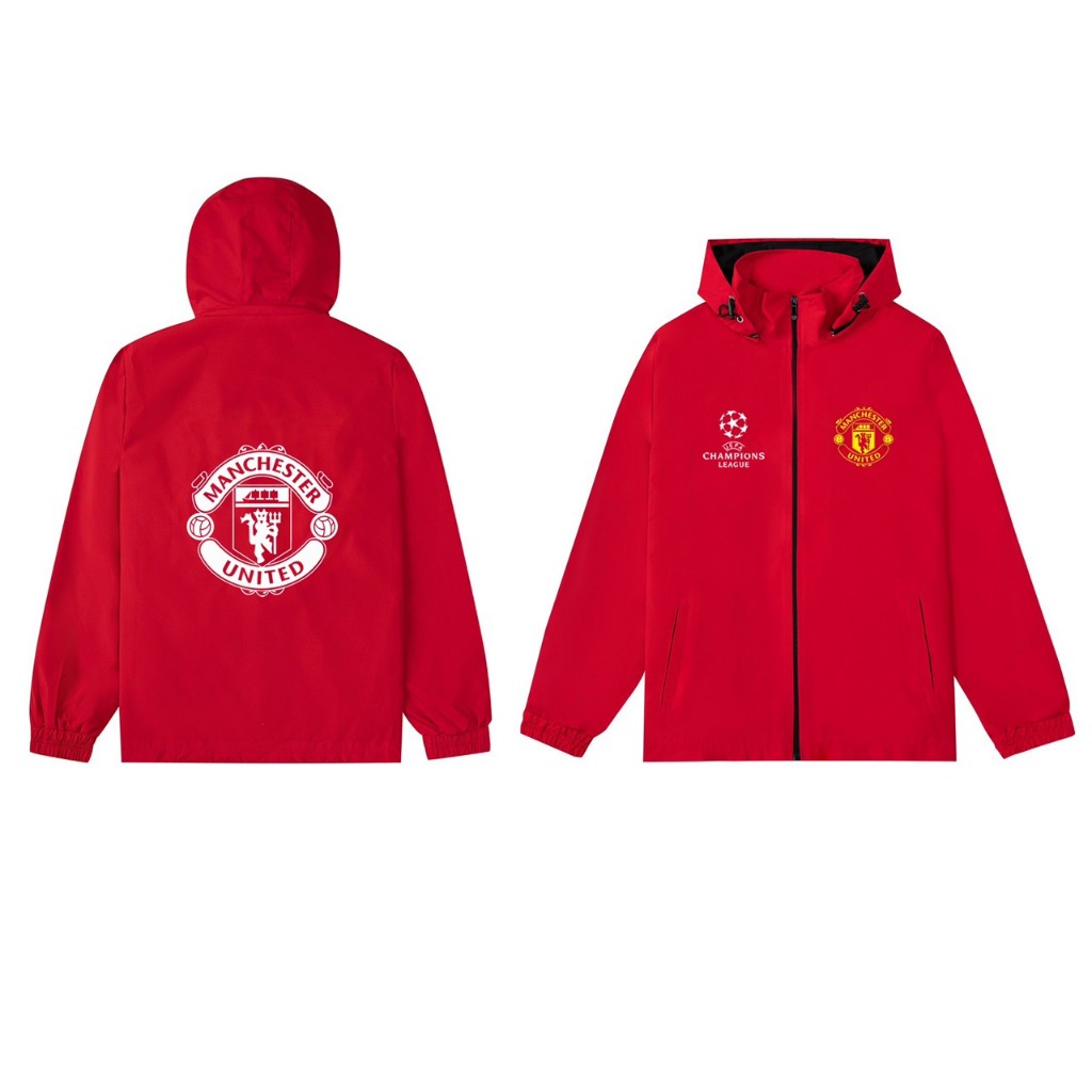Áo Khoác Gió Cao Cấp 2 Lớp Manchester United Kháng Nước Chống Nắng Form Rộng