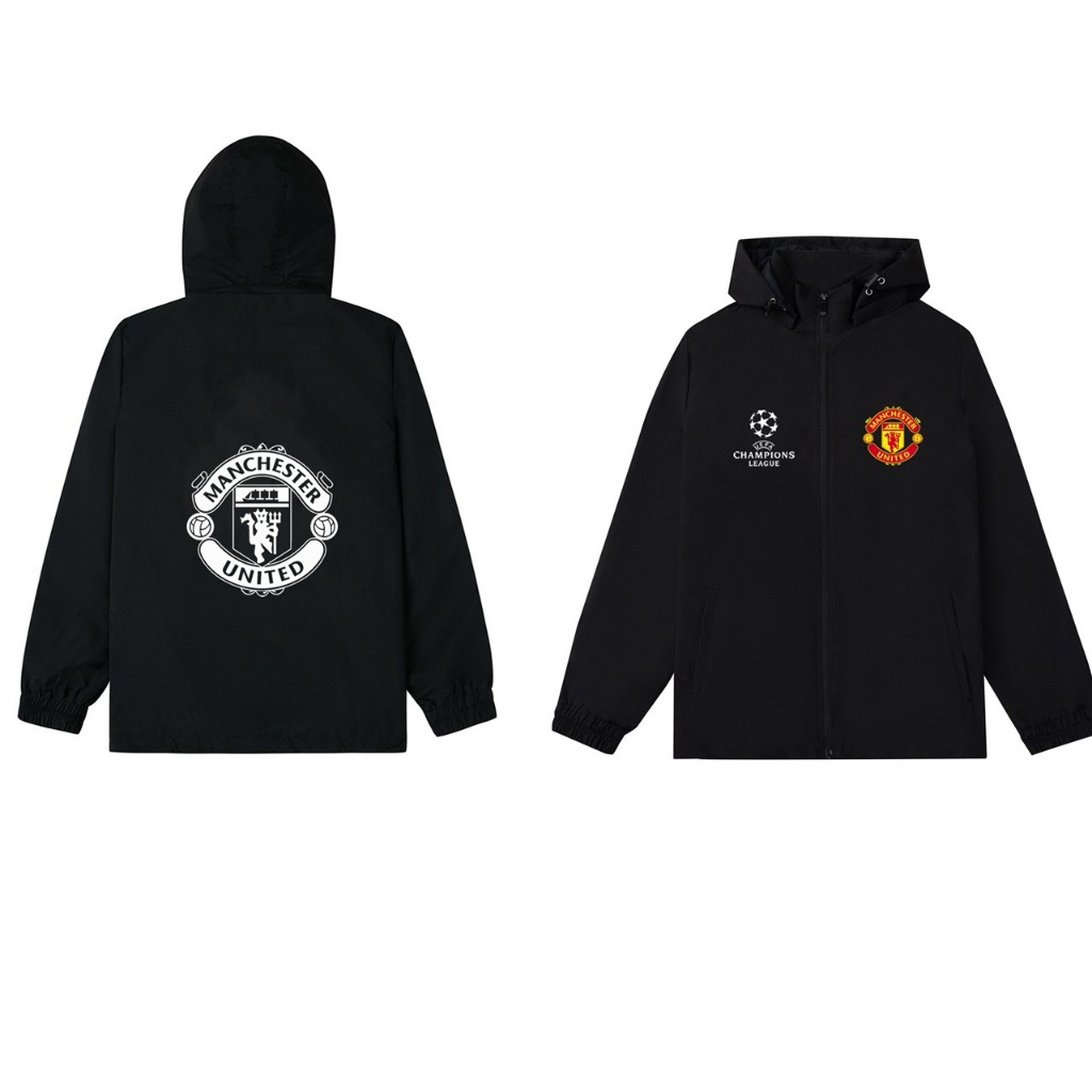 Áo Khoác Gió Cao Cấp 2 Lớp Manchester United Kháng Nước Chống Nắng Form Rộng