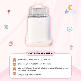Máy Rửa Bình Sữa Moaz BéBé Công Dụng Tiệt Trùng Sấy Khô Và Bảo Quản Dụng Cụ Cho Bé MB 064
