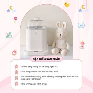 Máy Rửa Bình Sữa Moaz BéBé Công Dụng Tiệt Trùng Sấy Khô Và Bảo Quản Dụng Cụ Cho Bé MB 064