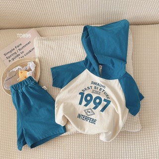 BỘ CÔC TAY CÓ MŨ CHO BÉ TRAI [ KHÔNG TÚI ] SIZE CHO BÉ 6-18KG