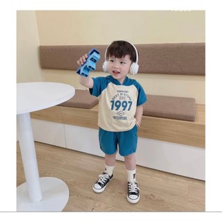 BỘ CÔC TAY CÓ MŨ CHO BÉ TRAI [ KHÔNG TÚI ] SIZE CHO BÉ 6-18KG