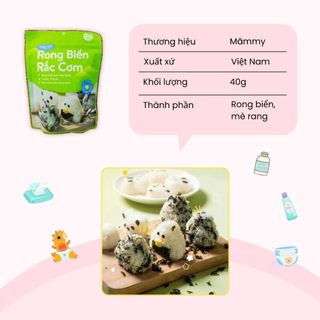 Rong Biển Rắc Cơm Mămmy Cung Cấp Dinh Dưỡng Tạo Ra Hương Vị Thơm Ngon Cho Cơm Trắng