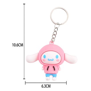 3 Móc Khóa Thỏ Tai Dài Cosplay - Thỏ Hồng VPP