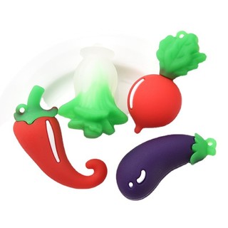 Móc Khóa Rau Củ Quả Dễ Thương 2.5*6Cm - Thỏ Hồng VPP
