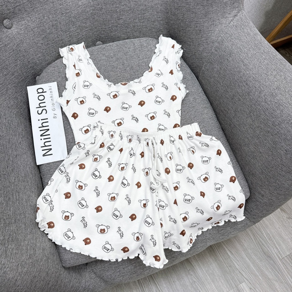 SET 24 GẤU CHỮ TRẮNG