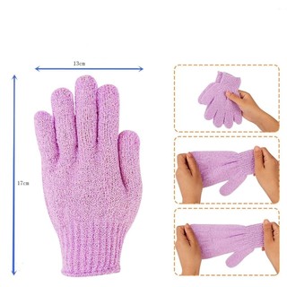 SET 10 Găng Tay Tắm Chà Xát Dày Hai Mặt Tẩy Tế Bào Chết Mát Xa Cơ Thể, Bao Tay Tắm Tẩy Tế Bào Chết Body 88498