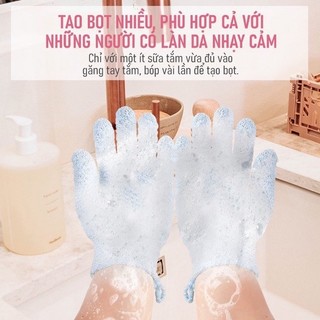 SET 10 Găng Tay Tắm Chà Xát Dày Hai Mặt Tẩy Tế Bào Chết Mát Xa Cơ Thể, Bao Tay Tắm Tẩy Tế Bào Chết Body 88498