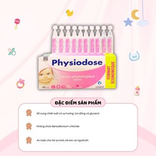Nước Muối Sinh Lý Pháp Hỗ Trợ Vệ Sinh Mắt Mũi Miệng Sạch Sẽ Cho Bé