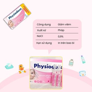 Nước Muối Sinh Lý Pháp Hỗ Trợ Vệ Sinh Mắt Mũi Miệng Sạch Sẽ Cho Bé