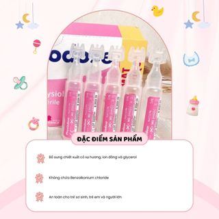 Nước Muối Sinh Lý Pháp Hỗ Trợ Vệ Sinh Mắt Mũi Miệng Sạch Sẽ Cho Bé
