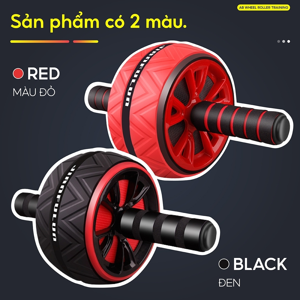 Ảnh BG - Con lăn trợ lực tập bụng 1 bánh AB TDR 95, dụng cụ máy tập cơ bụng con lăng, tạ tập gym tại nhà 1