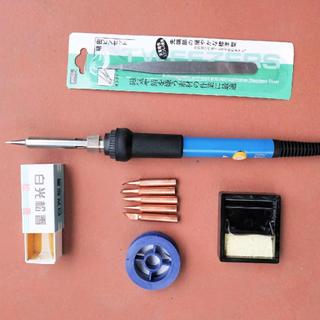 Bộ 10 thứ mỏ hàn nhiệt phổ thông 220V/60W .Mỏ hàn thiếc, hàn chì, hàn nhựa thông . Mỏ hàn,tay hàn que mini .