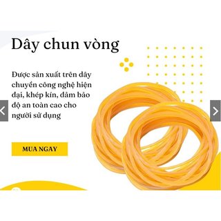 Túi 500g dây chun vòng buộc, vòng chun nịt đủ size