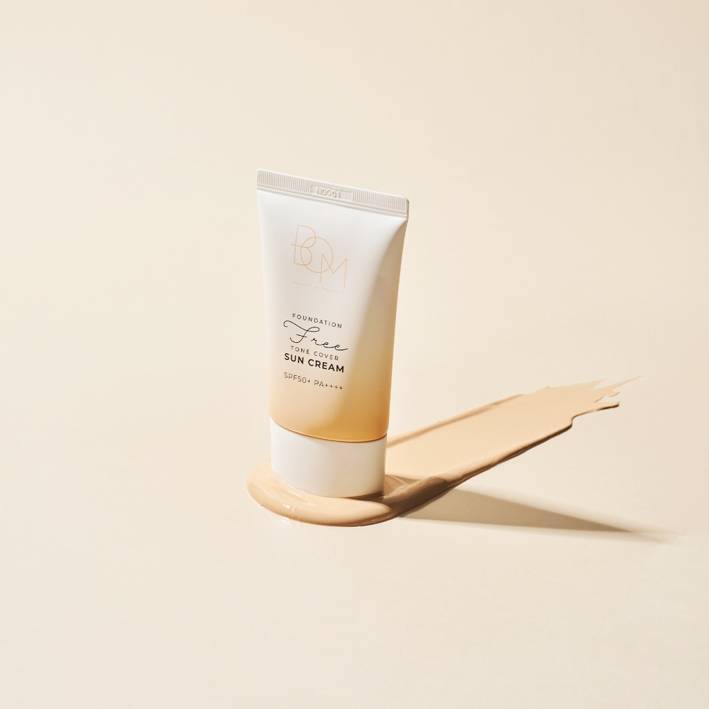 Kem chống nắng che khuyết điểm BOM Foundation Free Tone Cover Sun Cream - 50G