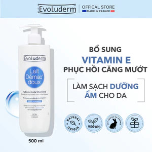 Sữa Tẩy Trang Evoluderm Giúp Làm Sạch, Dưỡng Ẩm Và Mềm Mịn Làn Da 500ml (QT)