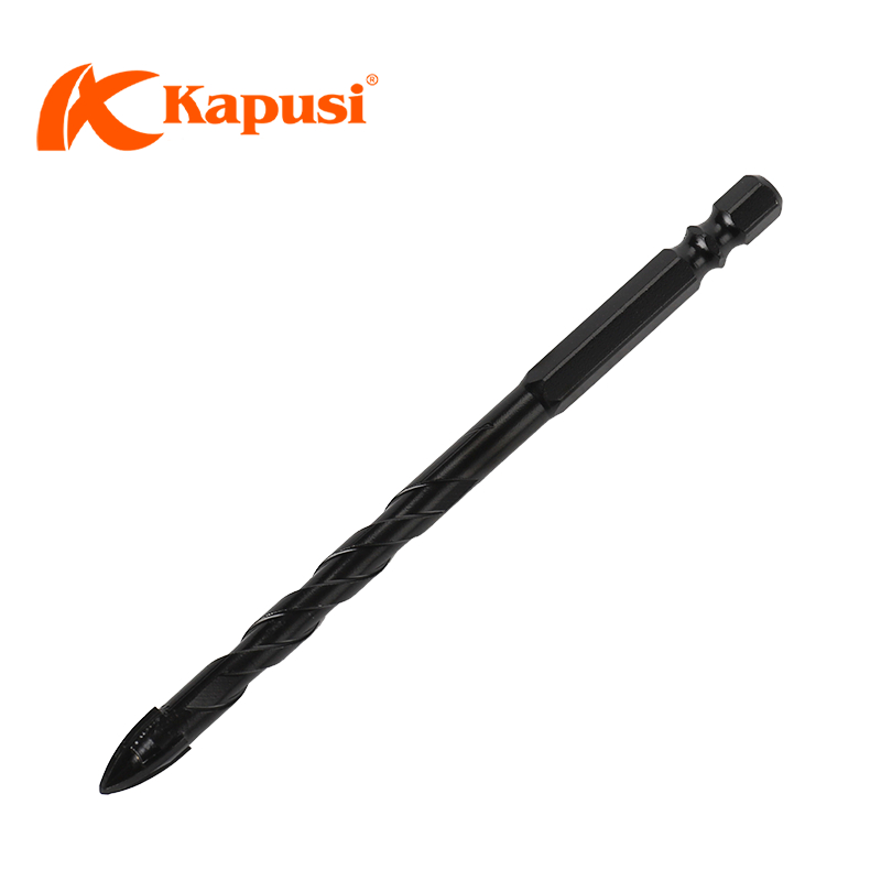 Mũi Khoan 4 Cạnh Kapusi Nhật Bản Chuôi Lục Giác 6-8-10-12mm Khoan Kính, Gạch Men, Đá Hoa Cương