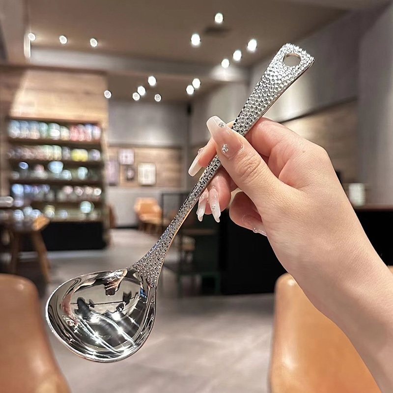 Muôi Múc Canh Thìa Muỗng Súp INOX Siêu Đẹp Cao Cấp Decor Bàn Ăn ...