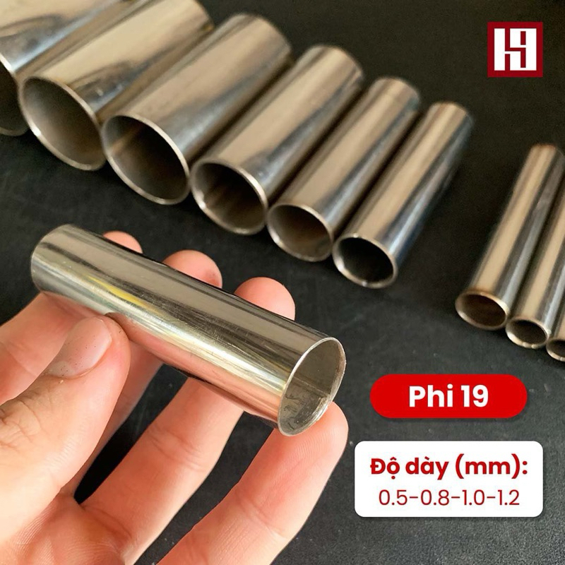 Ống Tròn Inox 304, Phi 19, Phi 22 (dài 50cm-100cm) | Shopee Việt Nam