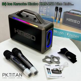 Loa Karaoke Kimiso KMS-252 Công Suất 120w, Công Suất Âm Thanh Lớn, Bass Mạnh Mẽ Và Treble Sáng, Hát Cục Hay