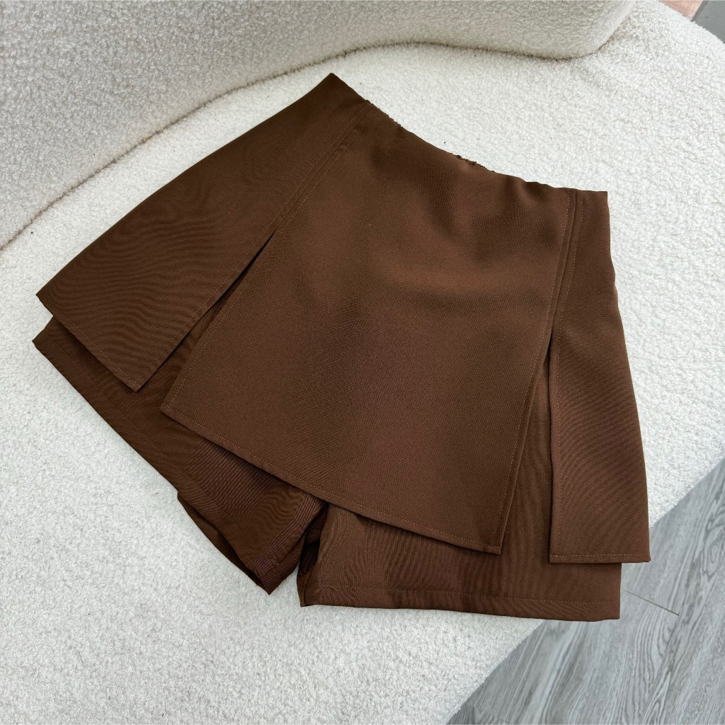 Quần Giả Váy Xẻ 2 Bên Bigsize Nữ,Quần Váy Lưng Thun Co Giãn Big Size Vải Tuyết Chéo Mềm Mại Mát GVC