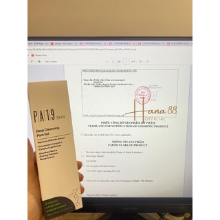 [HÀNG CTY] Gel rửa mặt làm sạch sâu, PA19 Skin Deep cleansing pore gel (100ml)