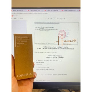 [HÀNG CTY] Bộ đôi tinh chất và kem dưỡng LOJAPELLO, phục hồi và dưỡng ẩm cho da (50ml)