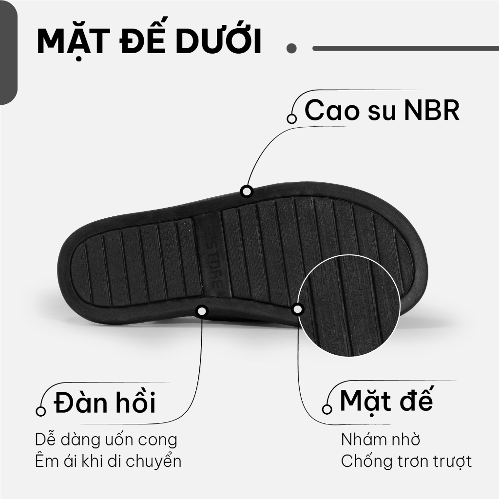Ảnh Sandal nam quai ngang G2 Gaia dép da nam dáng dép lê đi biển đế bệt chính hãng G2 STORE 4