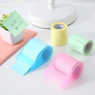 Cuộn Giấy Ghi Chú Kèm Dụng Cụ Cắt Tiện Lợi Sáng Tạo - Thỏ Hồng VPP