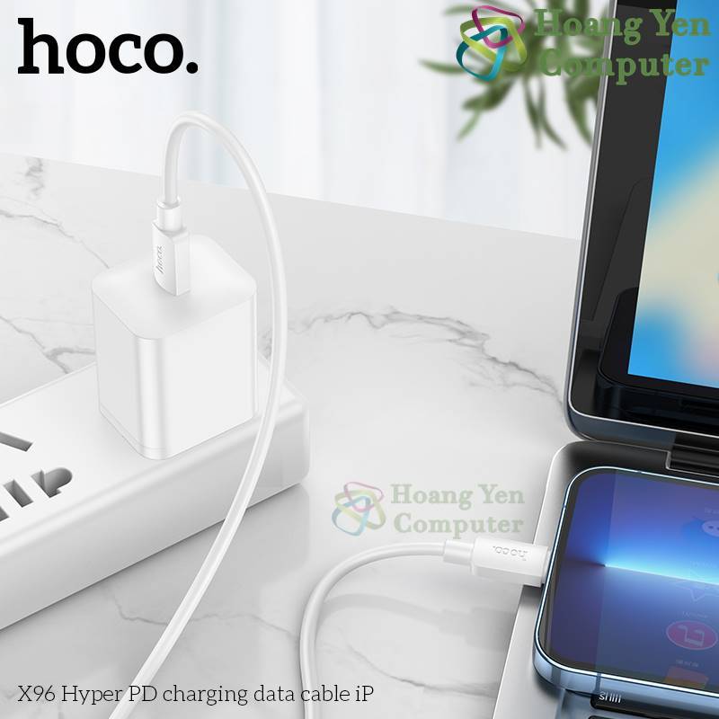 Cáp Sạc 1M Hoco X96 Type C to Type C, Type C to Lighting  - Chính Hãng - Hoàng Yến Computer (MÀU SẮC NGẪU NHIÊN)