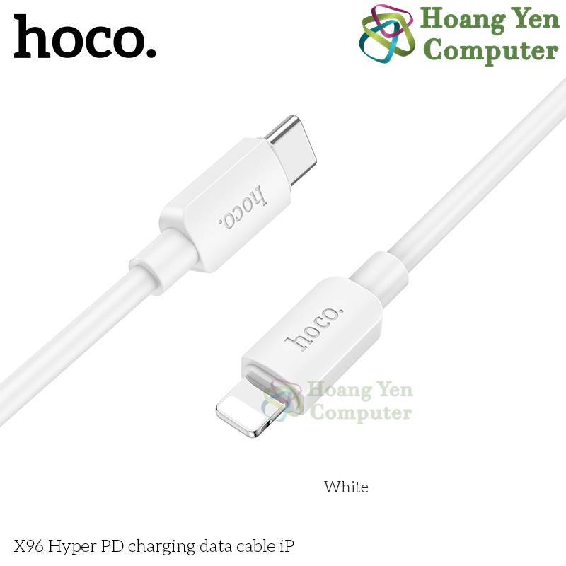 Cáp Sạc 1M Hoco X96 Type C to Type C, Type C to Lighting  - Chính Hãng - Hoàng Yến Computer (MÀU SẮC NGẪU NHIÊN)