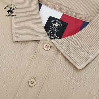Beverly Hills Polo Club - Áo polo Ngắn tay Nam Regular Fit Nâu Trơn - BHPC PMRSS24TL007