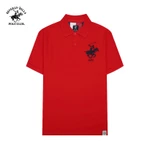 Beverly Hills Polo Club - Áo polo Ngắn tay Nam Regular Fit Đỏ Trơn -  BHPC PMRSS24TL010 — ảnh 1