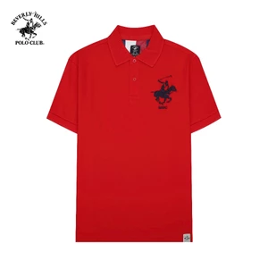 Beverly Hills Polo Club - Áo polo Ngắn tay Nam Regular Fit Đỏ Trơn -  BHPC PMRSS24TL010